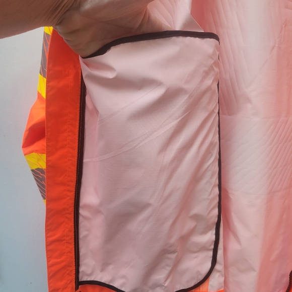 Work King Safety Rain Jacket Size Large - Picture 7 of 14